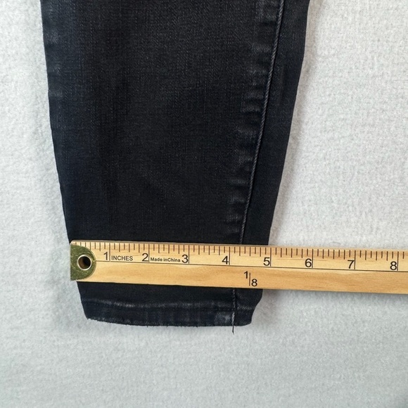 Pistola Jeans Womens 27 Black Straight Leg Mid Rise - Picture 9 of 12
